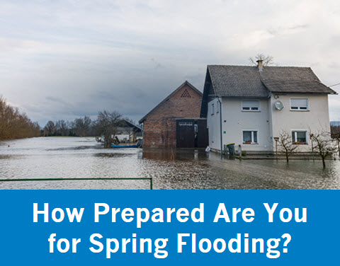 Spring flooding risks